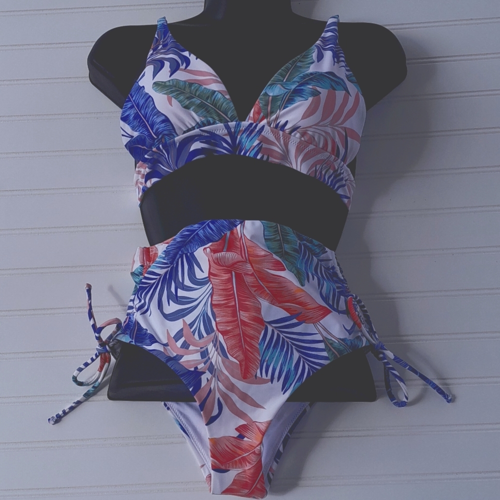 Raisins Tropical Print High Rise 👙 Bikini